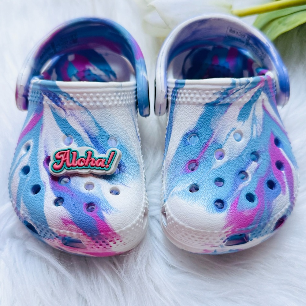 Toddler Marbled Crocs - Picture 2 of 6
